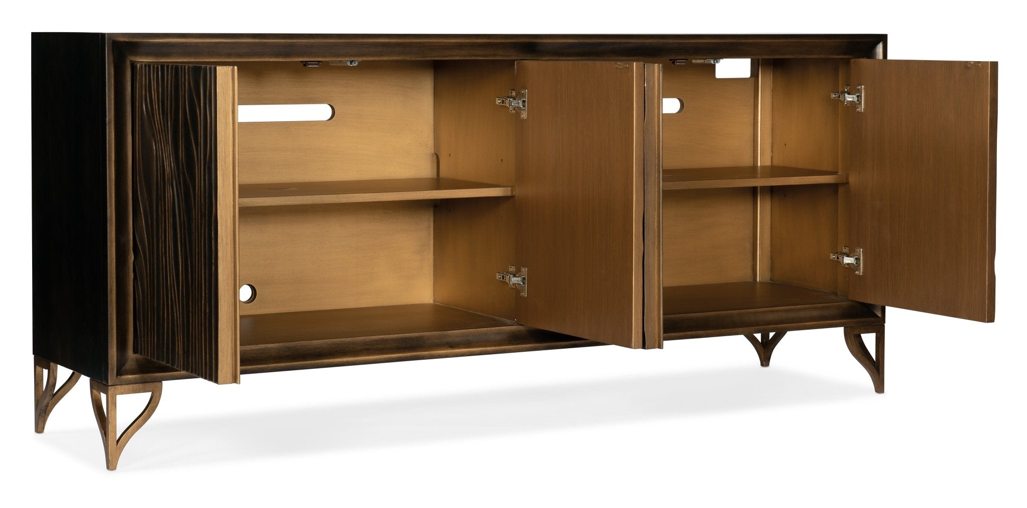 Melange Mountgomery Four Door Credenza - Central Designs