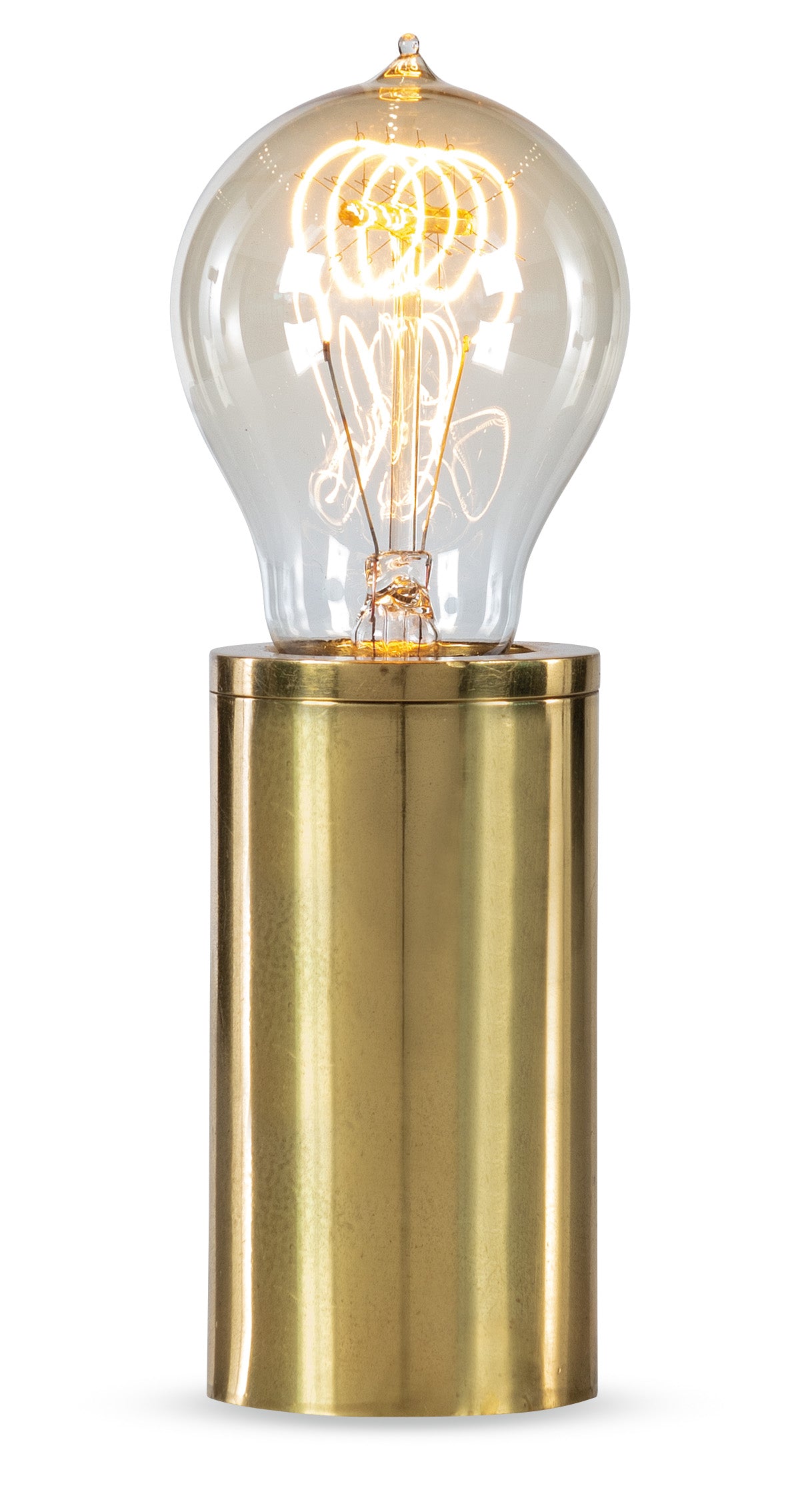 Industrial Gold Light Bulb Lamp - Small