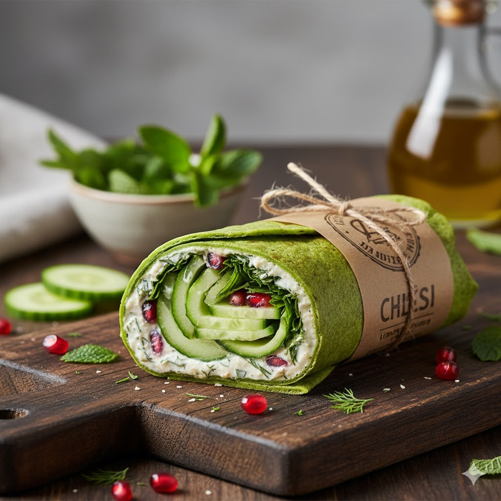 THE CUCUMBER & AVOCADO WRAP ONE (Vegan)