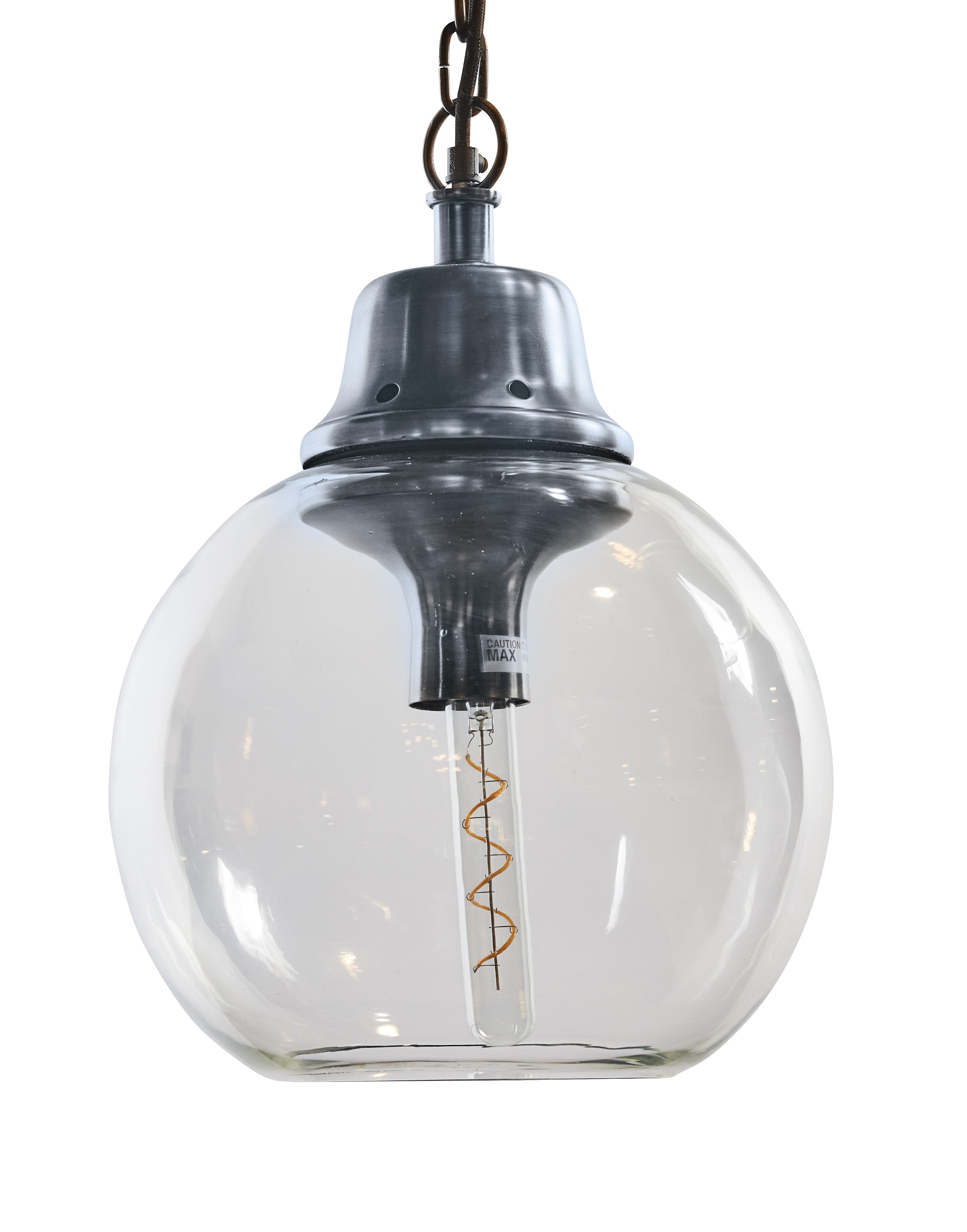 Goddard Aged Steel Pendant Light