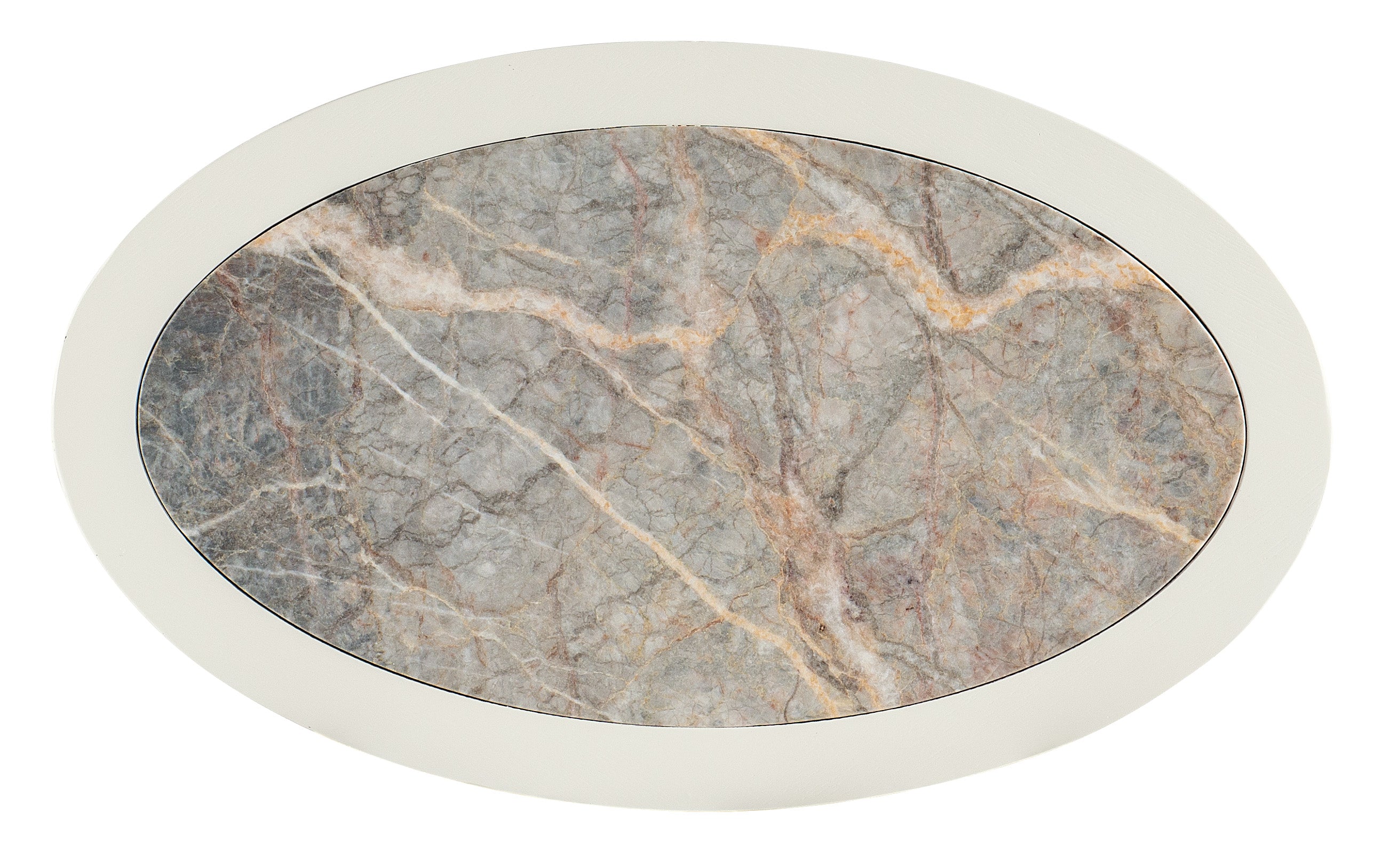 Serenity Wavecrest Oval Nightstand