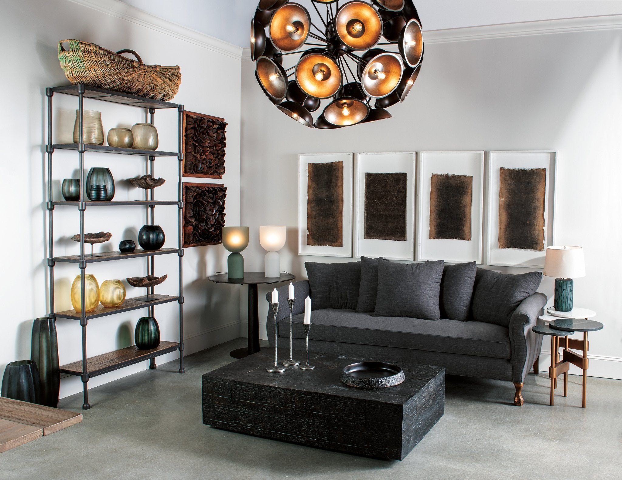 Cast Metal Round Platter - Central Designs