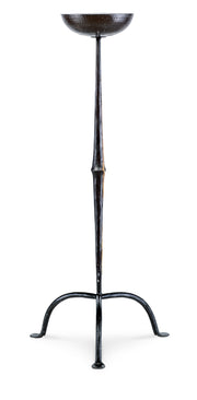 Hand Hammered Iron Lorenzon Candle Stand - Small