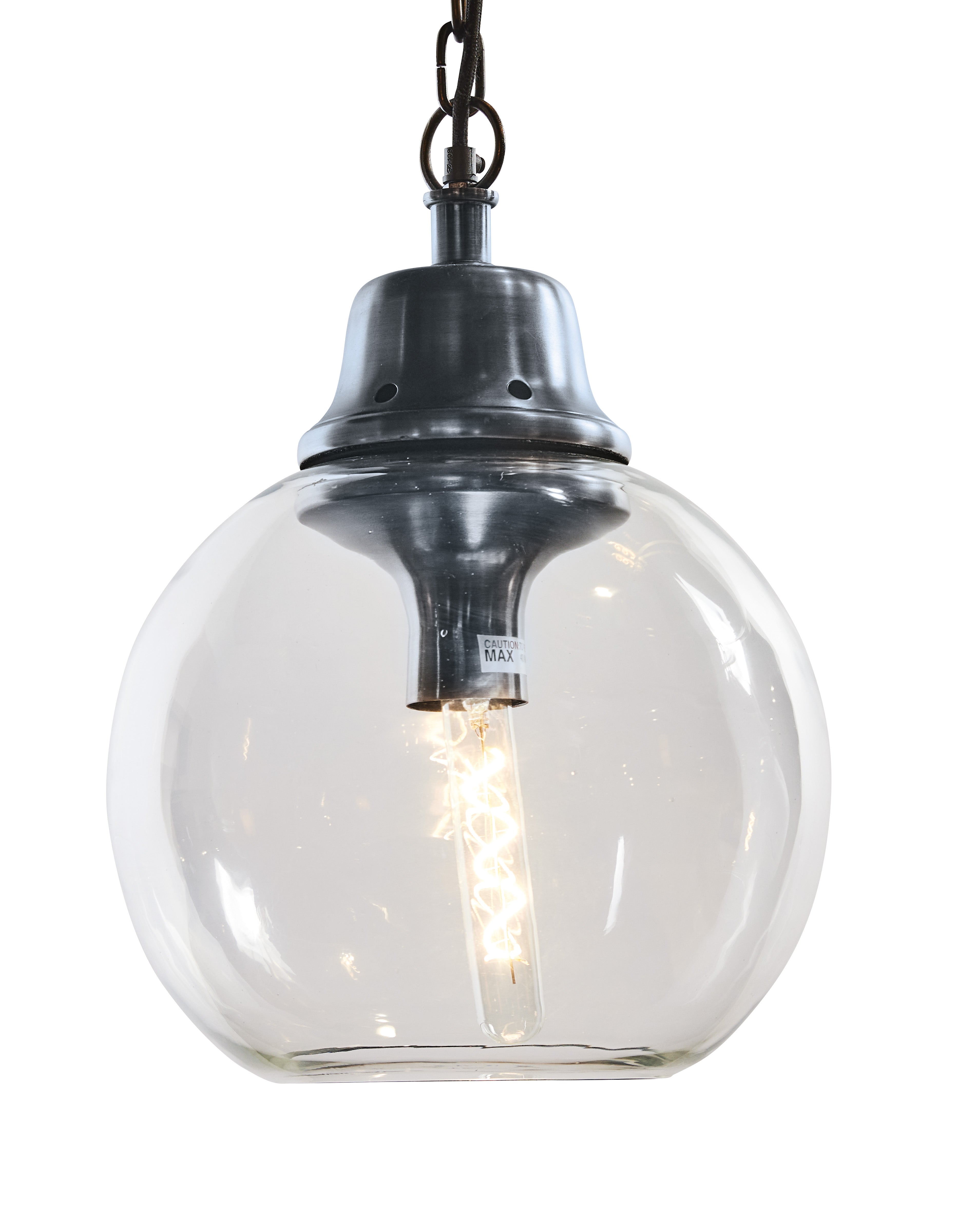 Goddard Aged Steel Pendant Light