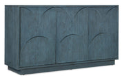 Melange Round Valley Three Door Entertainment Credenza - Central Designs
