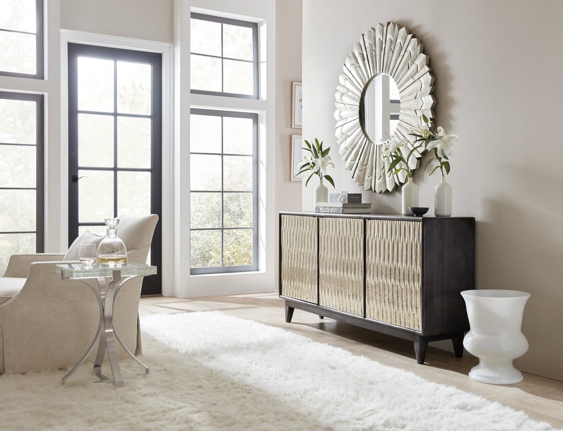 Shimmer Three - Door Credenza - Central Designs