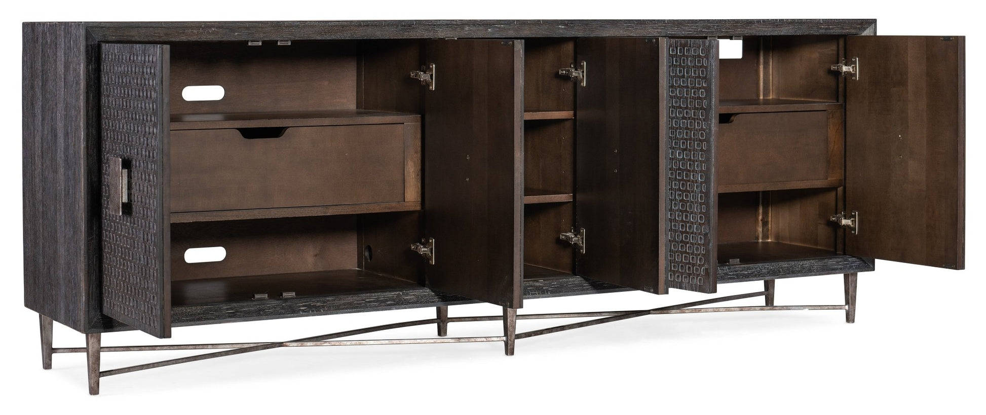 Melange Keenan Five Door Credenza - Central Designs
