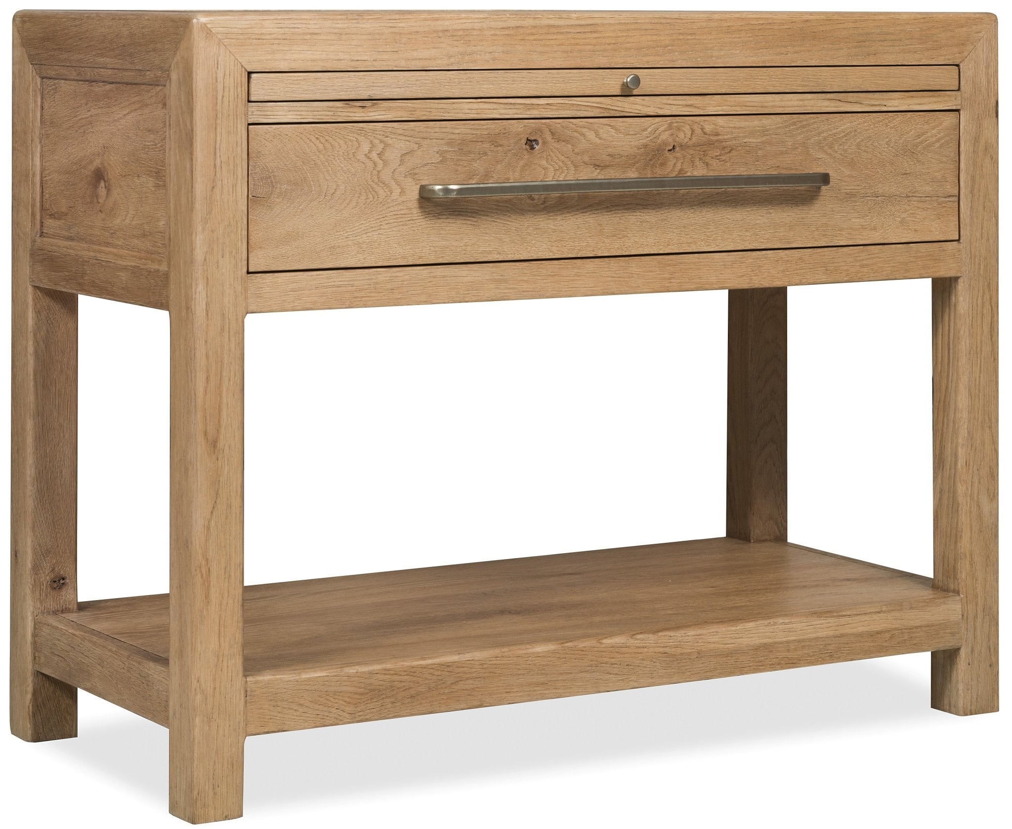 Driftwood One - Drawer Nightstand with Stone - Central Designs