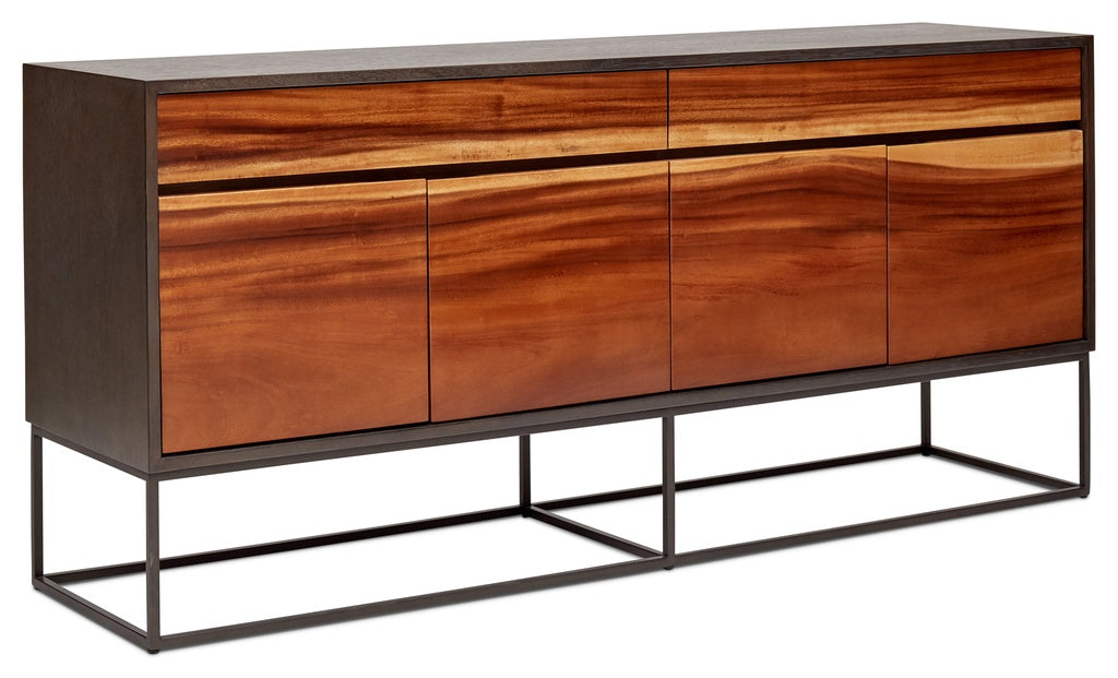 IE Series - Yoga Buffet - Suar - Black Base