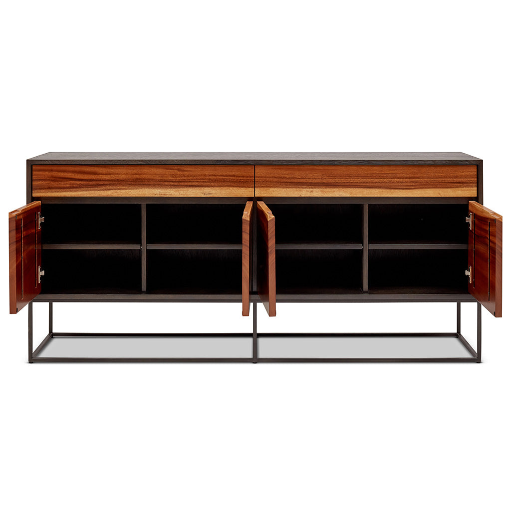 IE Series - Yoga Buffet - Suar - Black Base