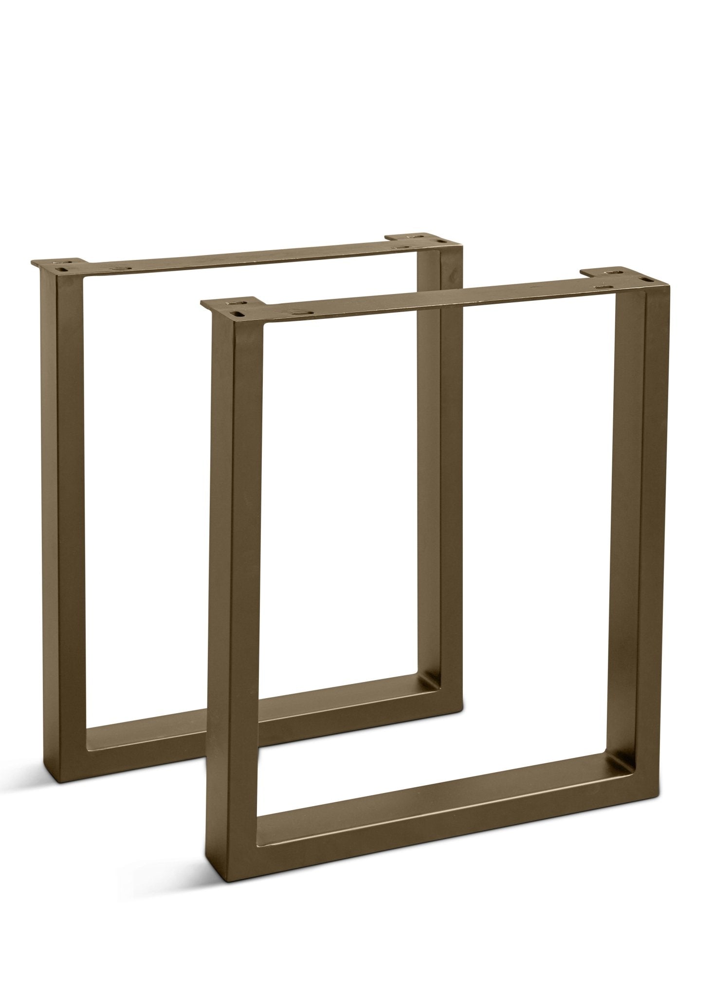 Brooks - U Dining Table Base - Set of 2 - Antique Brass - Central Designs