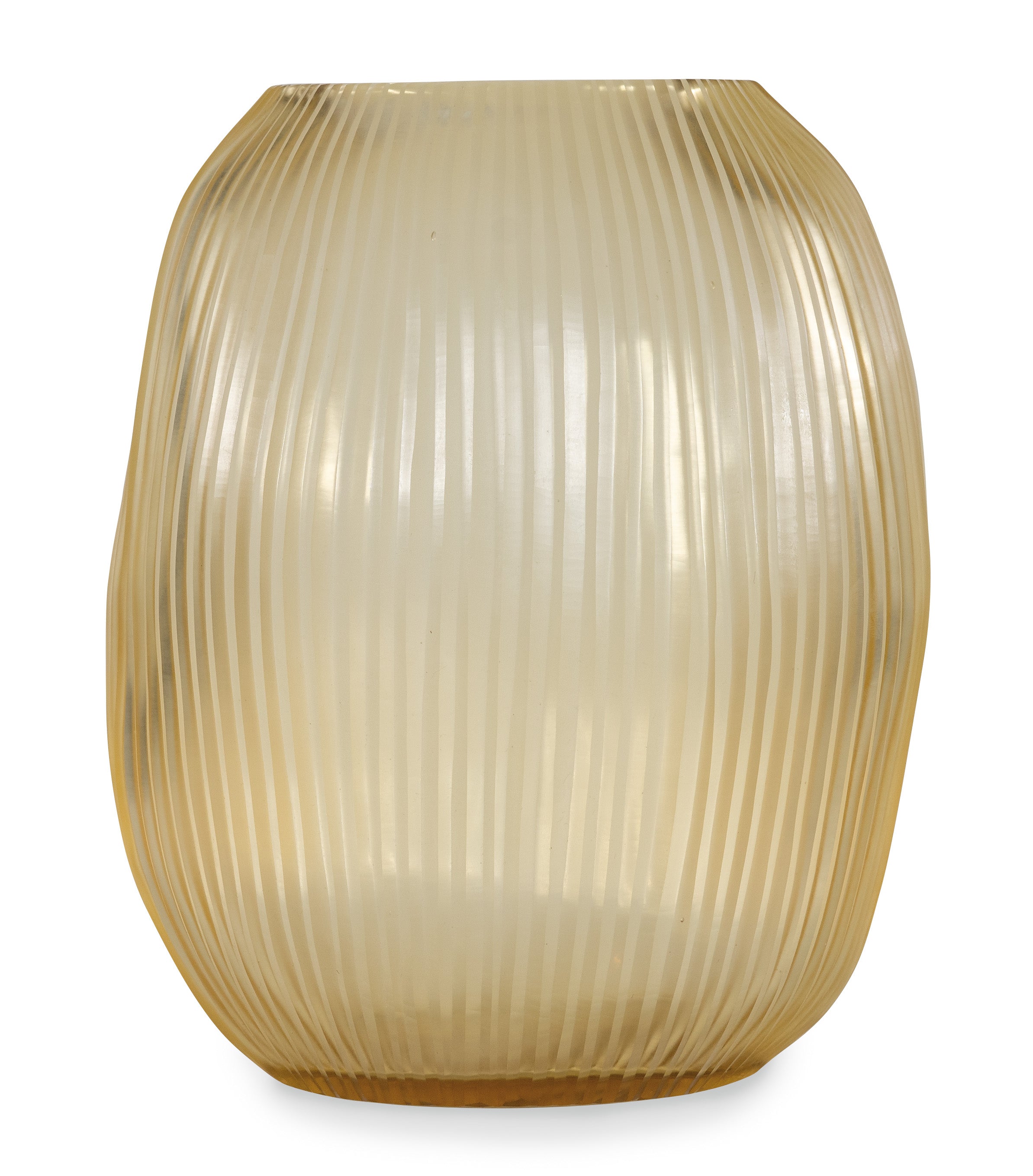 Seine Gold Sculptural Glass Vase - Large