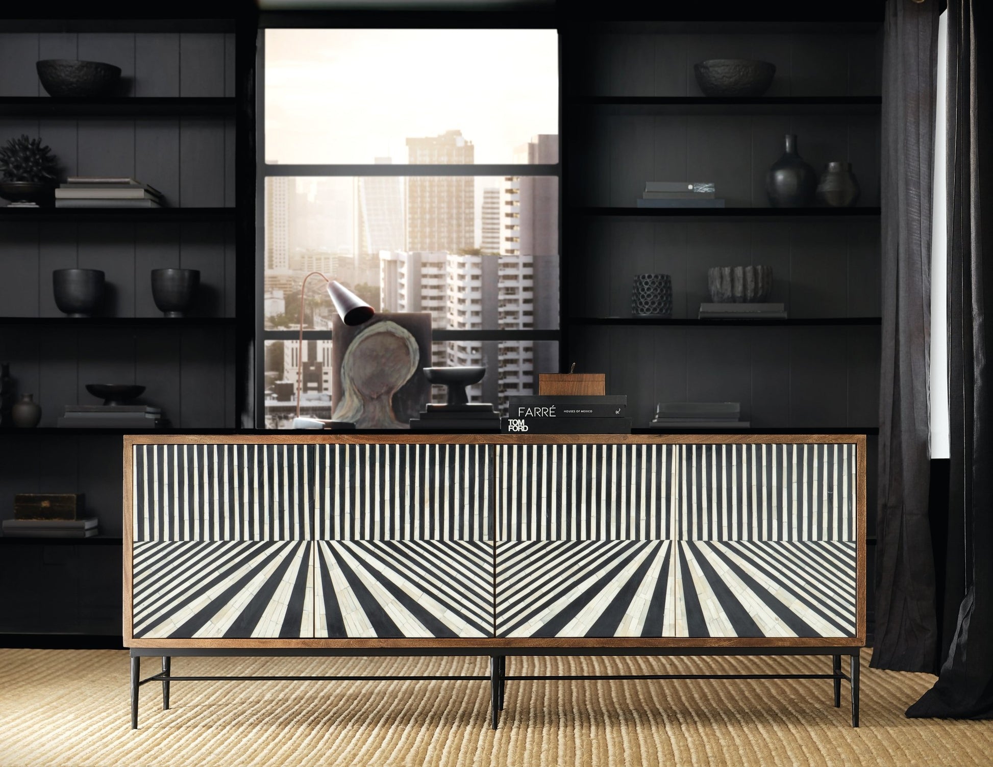 Commerce & Market Linear Perspective Credenza - Central Designs