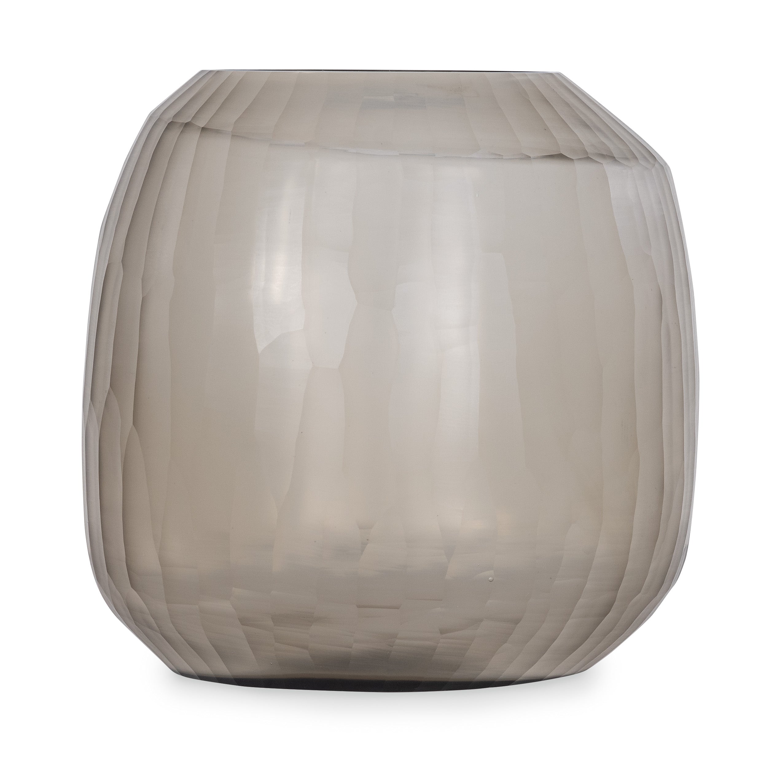 Rhone Smoky Glass Vase - Large