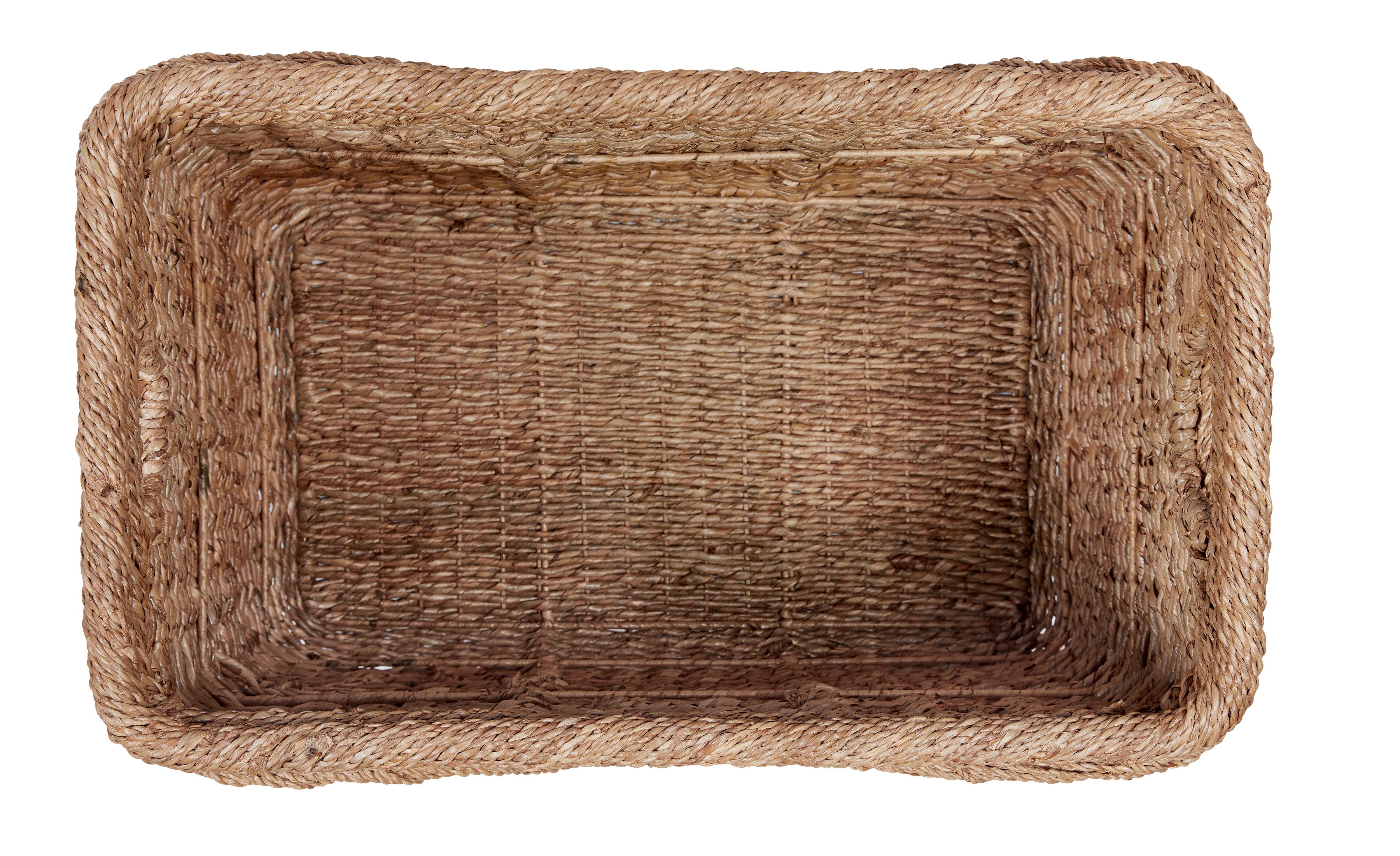 Wave Seagrass Rectangle Basket