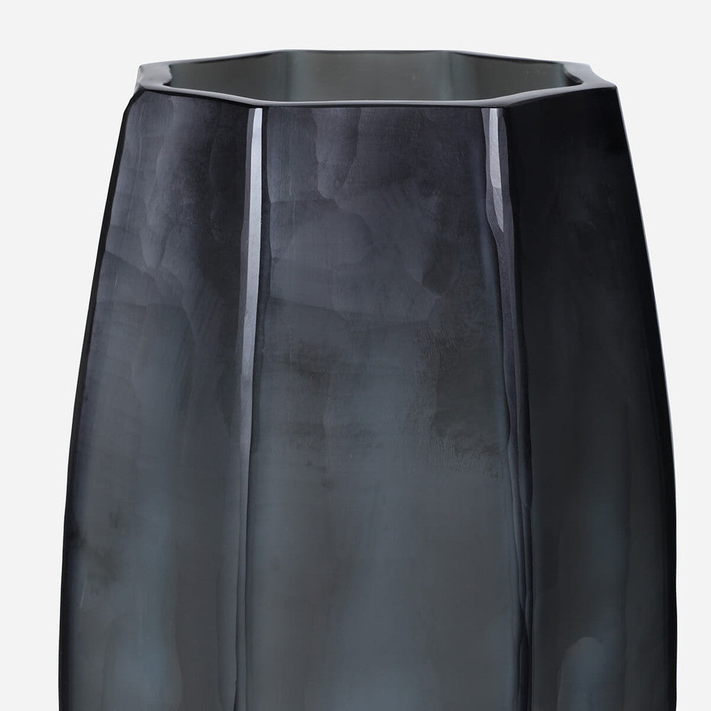 Loire Indigo Glass Vase - Tall