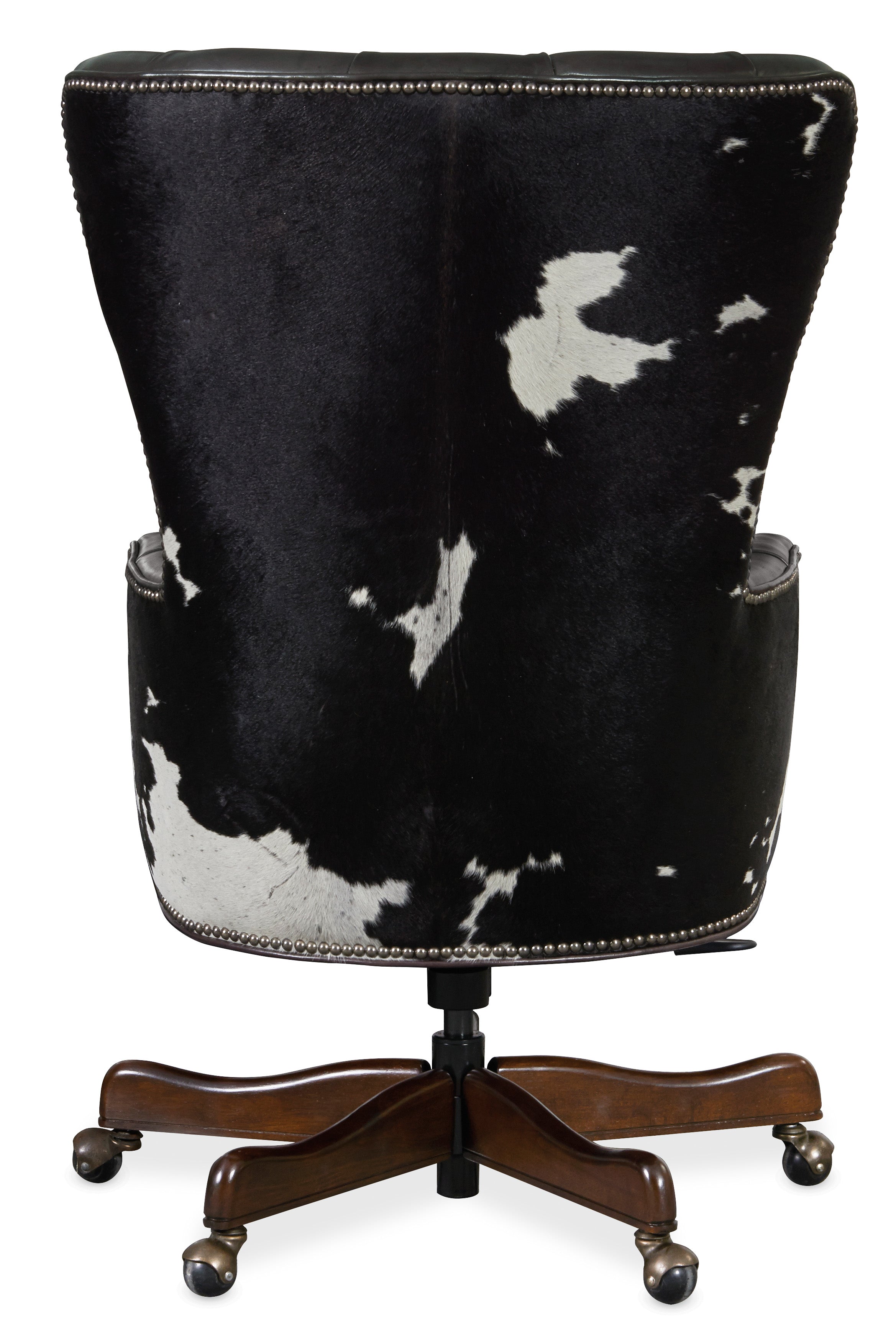 Katherine Executive Swivel Tilt Chair with Black & White HOH